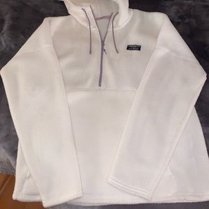 L.L Bean Katahdin Fleece 1/2 Zip Hooded Pullover (women’s)